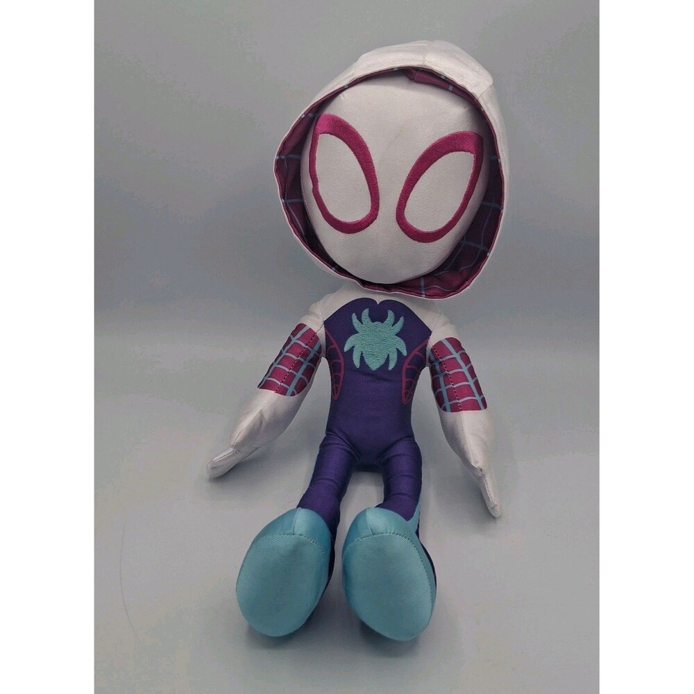 Marvel Spider-Gwen Ghost Spider Talking Plush Doll 12” White Hood Sound Works...